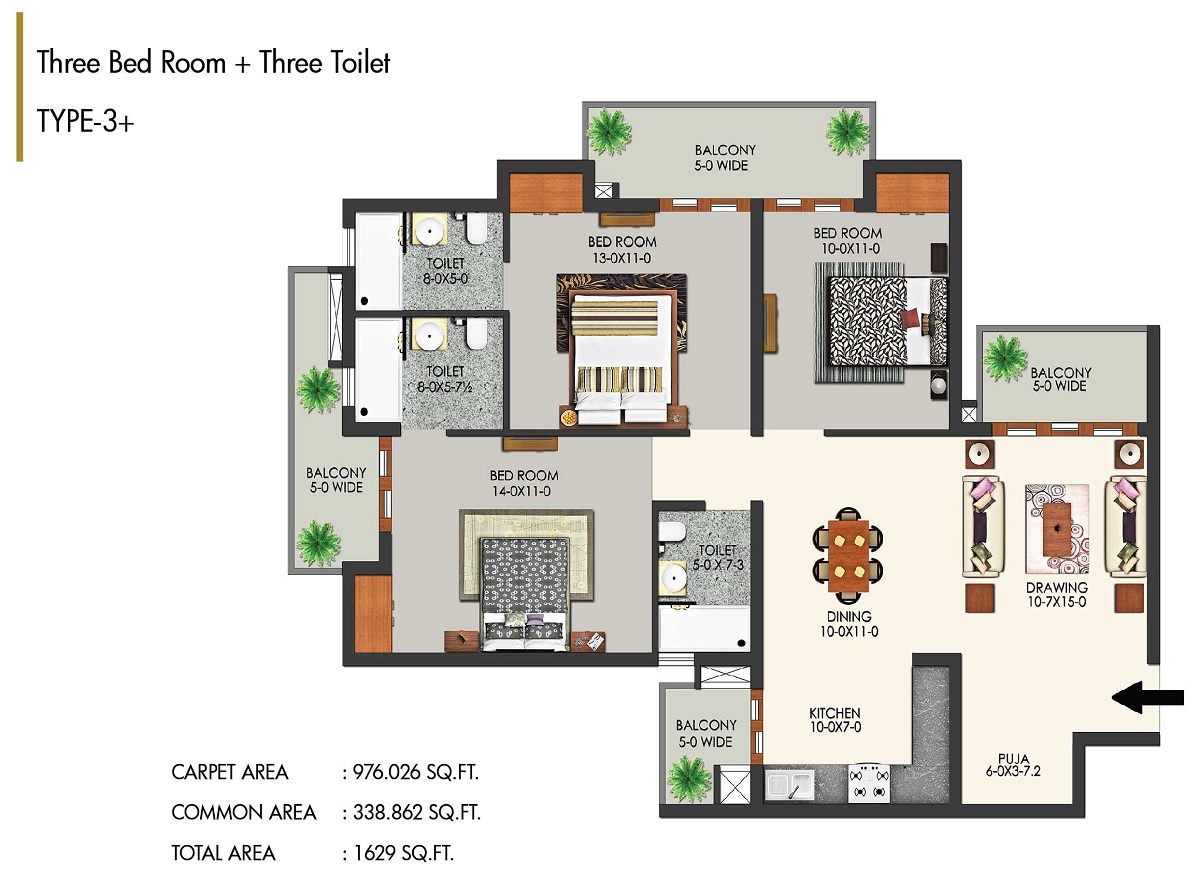 Apex Alphabet floor plan 1629-sqft