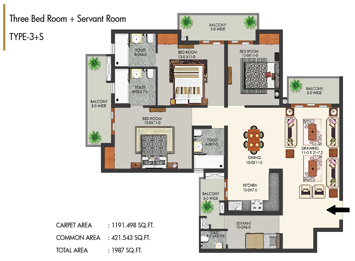 Apex Alphabet floor plan 1987-sqft